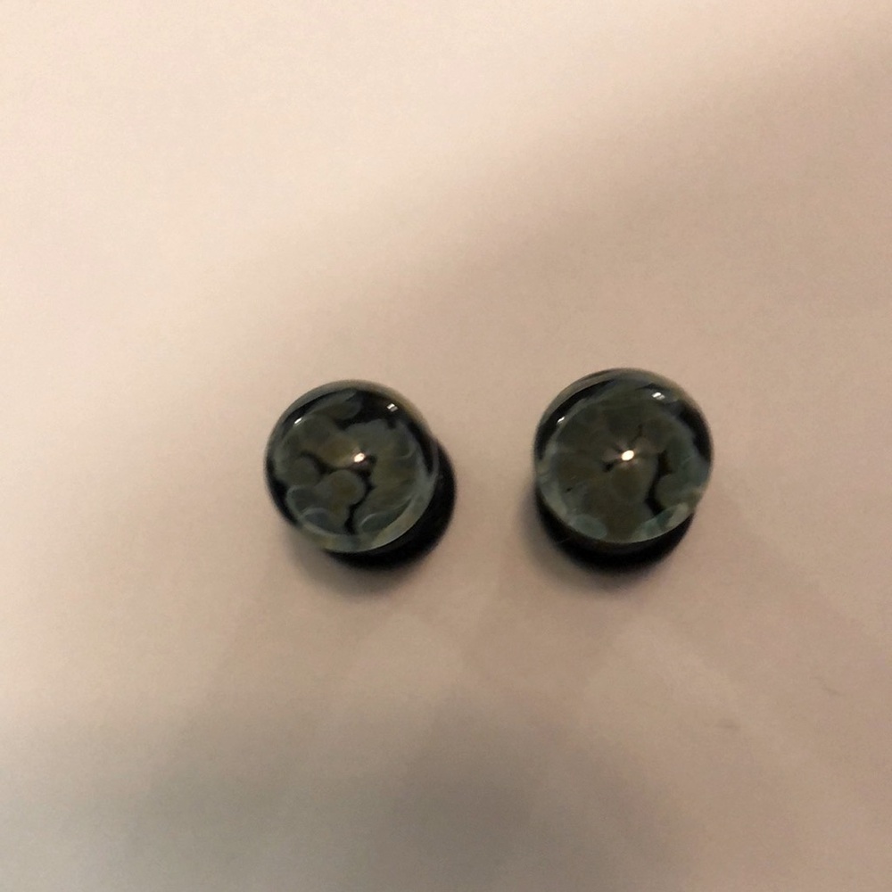 Green Glass Plugs